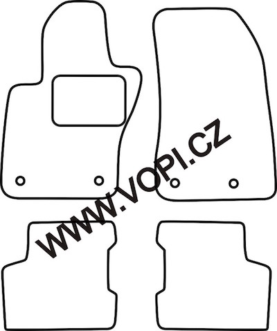 Autokoberce Jeep Renegade 03/2015 - Autofit (2108)